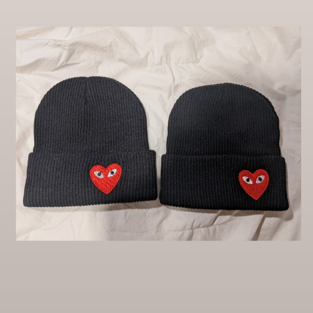 Black Comme des Garcons beanie